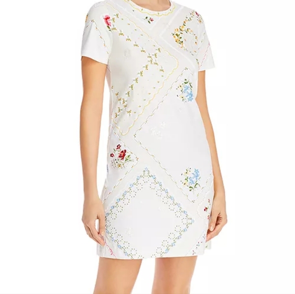 Tory Burch Handkerchief-Print T-Shirt Dress - Picture 12 of 12